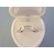 Dámsky zlatý prsteň biele zlato zirkóny DP50147B 14 karátov 585/1000 1,47 g