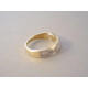 Zlatý dámsky prsteň žlté zlato číre zirkóny VP58274Z 14 karátov 585/1000 2,74 g