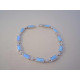 Dámsky strieborný náramok modrý opál,zirkóny VNS19980 925/1000 9,80 g
