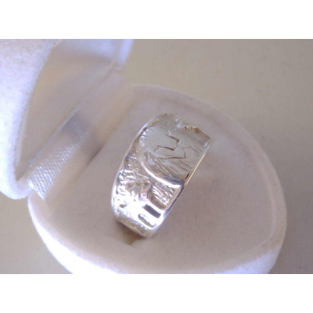 Strieborný prsteň UNISEX vzorovaný LEV VPS56545 925/1000 5,45 g