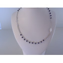 Strieborný náhrdelník krížik,medajlón,zirkónové guličky VRS46612 925/1000 6,12 g
