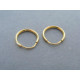 Jednoduché dámske naušnice kruhy VA055Z žlté zlato 14 karátov 585/1000 0,55 g