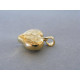 Dámsky zlatý prívesok duté Srdiečko vzorované DA113Z žlté zlato 14 karátov 585/1000 1,13 g