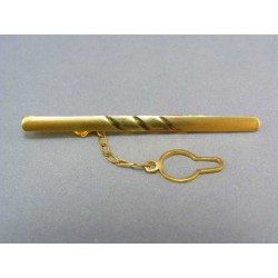 Zlatá kravatová spona zo žltého zlata VSP309Z