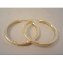 Zlaté dámske naušnice duté kruhy hladké DA297Z žlté zlato 14 karátov 585/1000 2,97 g