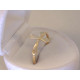 Zlatý dámsky prsteň s krížom žlté zlato VP58140Z 14 karátov 585/1000 1,40 g