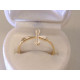 Zlatý dámsky prsteň s krížom žlté zlato VP58140Z 14 karátov 585/1000 1,40 g