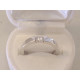 Dámsky zlatý prsteň jednoduchý biele zlato, zirkón VP53385B 14 karátov 585/1000 3,85 g