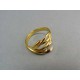Dámsky prsteň z dvojfarebného zlata
