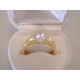 Zlatý dámsky prsteň žlté zlato zirkón VP54342Z 585/1000 3,42 g