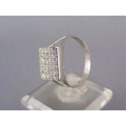 Zlatý prsteň elegantný biele zlato VP59288B