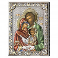 Strieborný obraz svätá rodina 853136LCOL