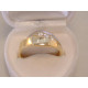 Zaujímavý dámsky zlatý prsteň viacfarebné zlato,zirkóny VP61286V 14 karátov 585/1000 2,86 g
