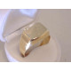 Zlatý pánsky prsteň jemný vzor VP69428Z žlté zlato 14 karátov 585/1000 4,28 g