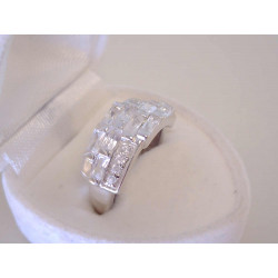 Strieborný dámsky prsteň žiarivý číry zirkón VPS54451 925/1000 4,51 g