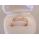 Zlatý dámsky prsteň viacfarebné zlato zirkóny VP563V 14 karátov 585/1000 3,0 g
