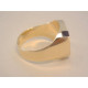 Pánsky zlatý prsteň žlté  zlato jemný vzor VP62427Z 14 karátov 585/1000 4,27 g