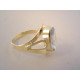 Zlatý dámsky prsteň žlté zlato,modrý zirkón DP63424Z 14 karátov 585/1000 4,24 g