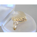 Zlatý dámsky prsteň Srdiečkový tvar VP58398Z žlté zlato 14 karátov 585/1000 3,98 g