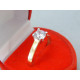 Jednoduchý dámsky zlatý prsteň zirkón v korunke viacfarebné zlato VP58177V 14 karátov 585/1000 1,77 g