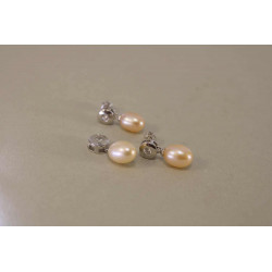 Strieborná dámska súprava perly VSS496 925/1000 4,96g