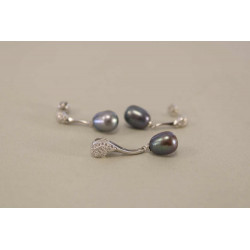 Strieborná dámska súprava perly VSS560 925/1000 5,60g