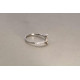 Strieborný detský prsteň zirkóny ródium DPS49172 925/1000 1,72g