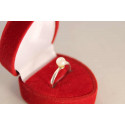 Jemný dámsky strieborný prsteň s perličkou DPS501 925/1000 1,0g