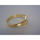 Zaujímavý dámsky zlatý prsteň žlté zlato,zirkón DP55243Z 14 karátov 585/1000 2,43 g