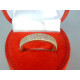 Dámsky zlatý prsteň žlté zlato trojrad kamienkov DP55197Z 14 karátov 585/1000 1,97 g