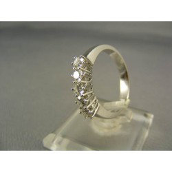 Diamantový prsteň biele zlato VD55400
