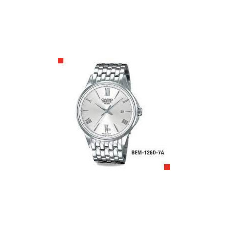 Elegantné dámske hodinky Casio Beside BEM126D-7A