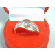 Zlatý dámsky prsteň viacfarebné zlato zirkóny DP56267V 14 karátov 585/1000 2,67g
