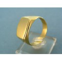 Zlatý pánsky prsteň žlté zlato čisté tvary VP69514Z