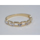 Jemný dámsky zlatý prsteň viacfarebné zlato jemný vzor DP54128V 14 karátov 585/1000 1,28 g