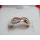 Vicafarebný dámsky zlatý prsteň zirkóniky VP54216V 14 karátov 585/1000 2,16 g
