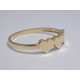 Dámsky zlatý srdiečkový prsteň VP55106Z žlté zlato 14 karátov 585/1000 1,06 g