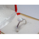 Jednoduchý dámsky strieborný prsteň opál,zirkóniky VPS55133 925/1000 1,33 g