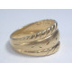 Výrazný dámsky zlatý prsteň vzorovaný DP56494Z žlté zlato 14 karátov 585/1000 4,94 g