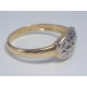 Zlatý dámsky prsteň vzorovaný viacfarebné zlato DP57220V 14 karátov 585/1000 2,20 g