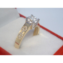 Zlatý dámsky prsteň nekonečno na obruči zirkón DP56280V viacfarebné zlato 14 karátov 585/1000 2,80 g