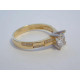 Zlatý dámsky prsteň viacfarebné zlato zirkóny VP52240V 14 karátov 585/1000 2,40g