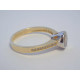 Zlatý dámsky prsteň viacfarebné zlato zirkón VP54235V 14 karátov 585/1000 2,35g
