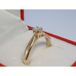 Dámsky zlatý snubný prsteň s diamantom žltobiele zlato VP55291V 14 karátov 585/1000 2,91 g