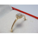 Zlatý dámsky briliantový prsteň žlté zlato VP56108Z 14 karátov 585/1000 1,08 g