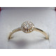 Zlatý dámsky briliantový prsteň žlté zlato VP56108Z 14 karátov 585/1000 1,08 g