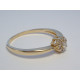 Dámsky zlatý diamantový prsteň viacfarebné zlato VP56184V 14 karátov 585/1000 1,84 g