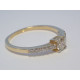 Jednoduchý dámsky briliantový prsteň žlté zlato VP54162Z 14 karátov 585/1000 1,62 g