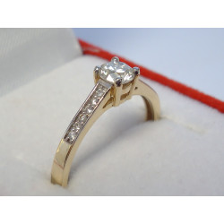 Zlatý dámsky snubný prsteň viacfarebné zlato DIAMANT VP55173V 14 karátov 585/1000 1,73 g