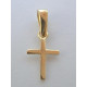 Zlatý dámsky krížik malý žlté zlato VI020Z 14 karátov 585/1000 0,20 g